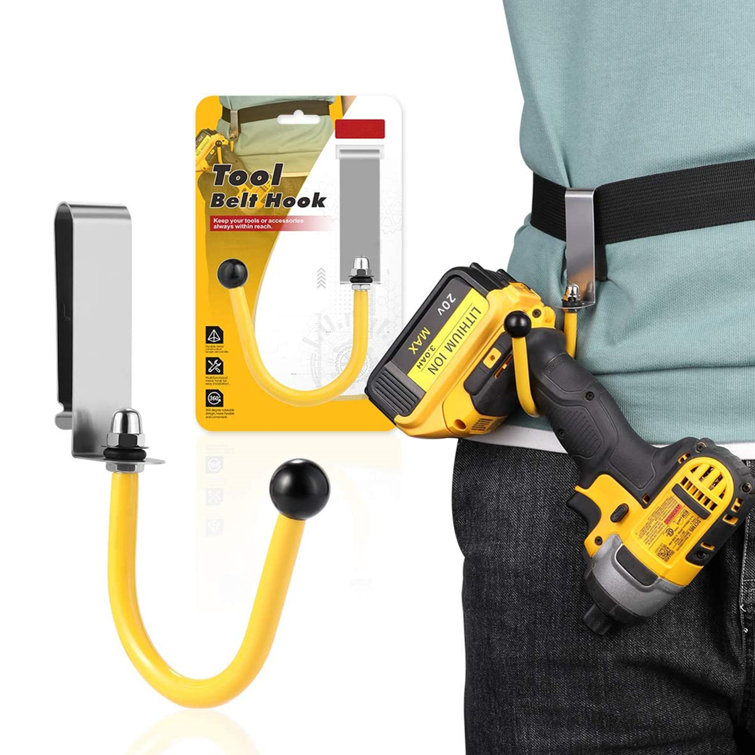 Lanmu Power Tool Belt Hook, Drill Holster Holder With Metal Belt Clip